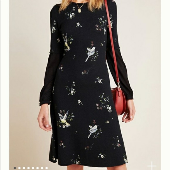 Anthropologie Aldomartins Bird Sweater Dress NWT - Picture 3 of 11